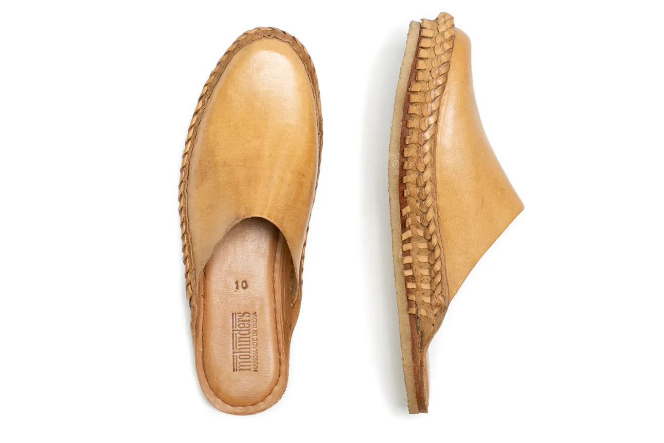 Heritage Solid City Pantoffel in Honig