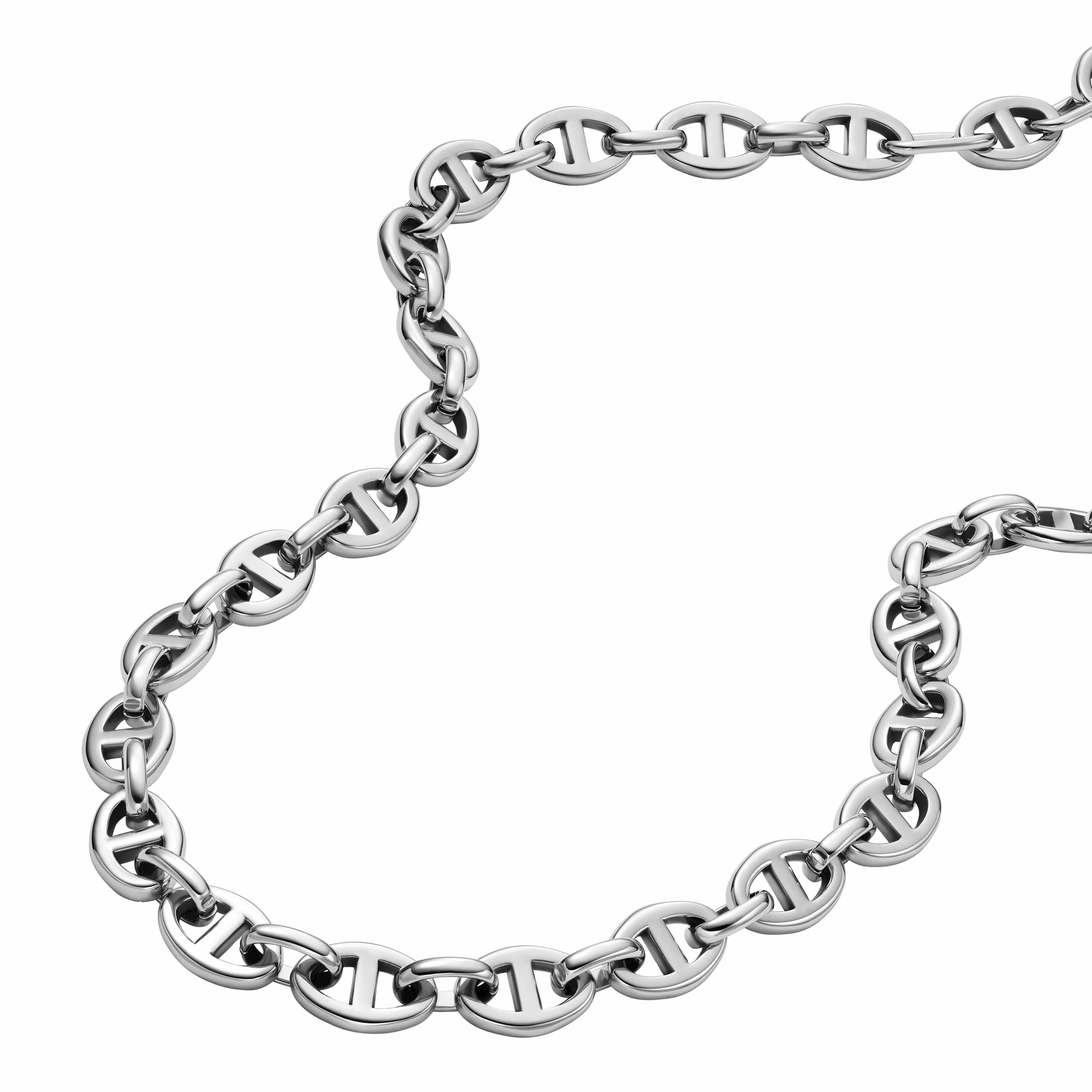 Heritage D-Link Stainless Steel Chain Necklace