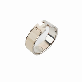 Hermes Clic Clac H Cream GM hand-chain-bracelet  