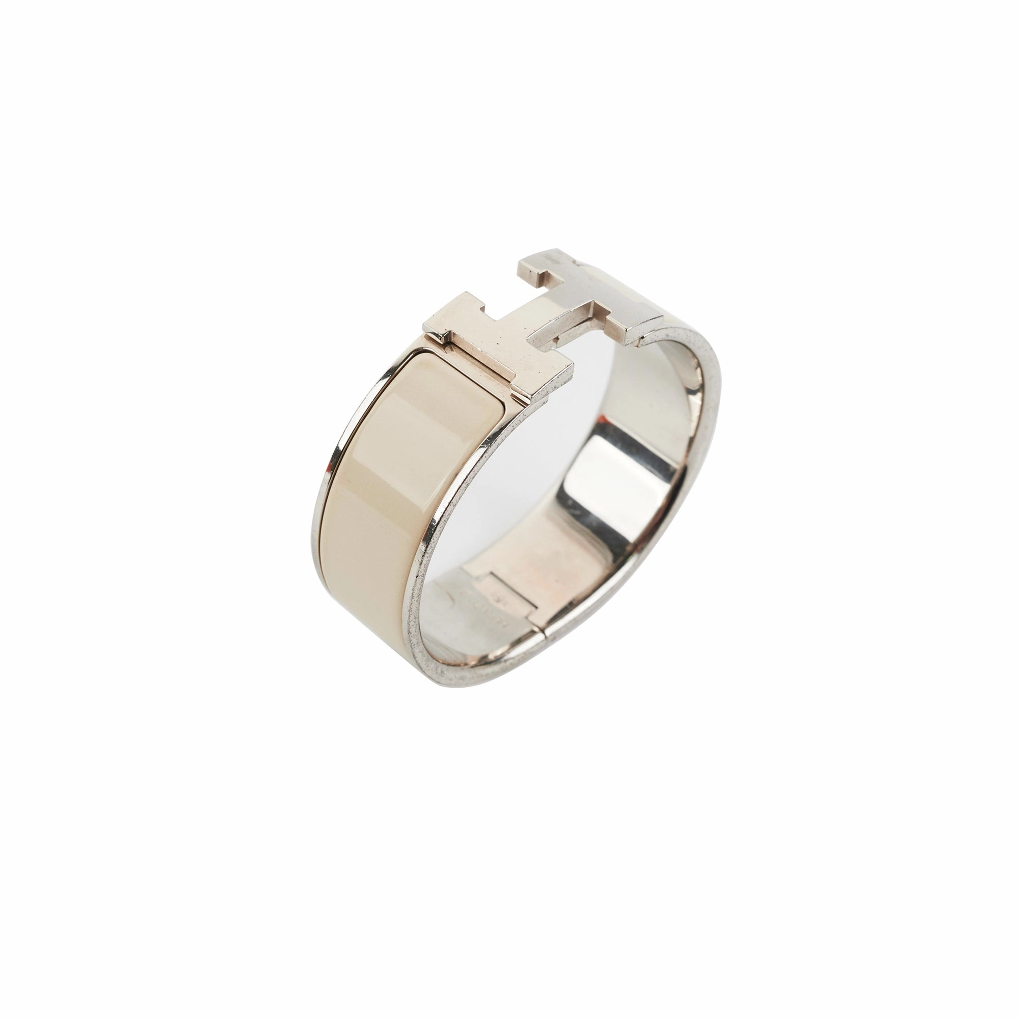 Hermes Clic Clac H Cream GM hand-chain-bracelet  