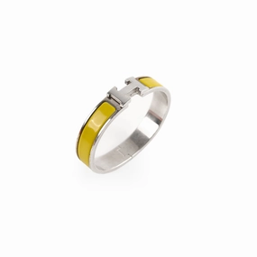 Hermes Clic H Bracelet Yellow PM hand-chain-bracelet  