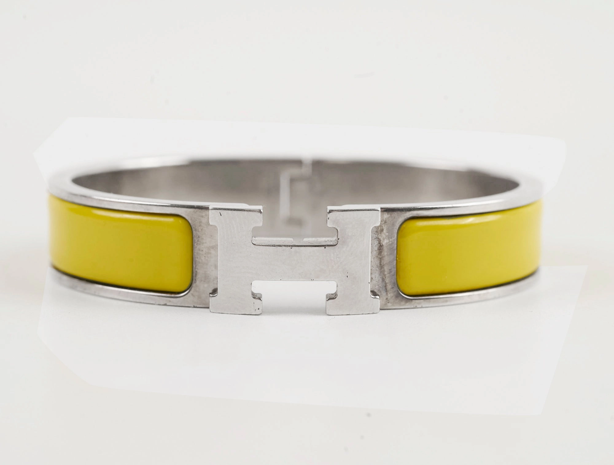 Hermes Clic H Bracelet Yellow PM
