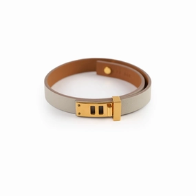 Hermes Double Tour CDC Bracelet Light Grey hand-chain-bracelet  