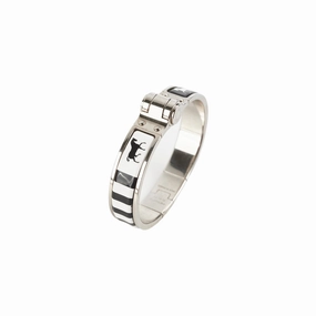 Hermes Enamel Hinged Bracelet Size M hand-chain-bracelet  