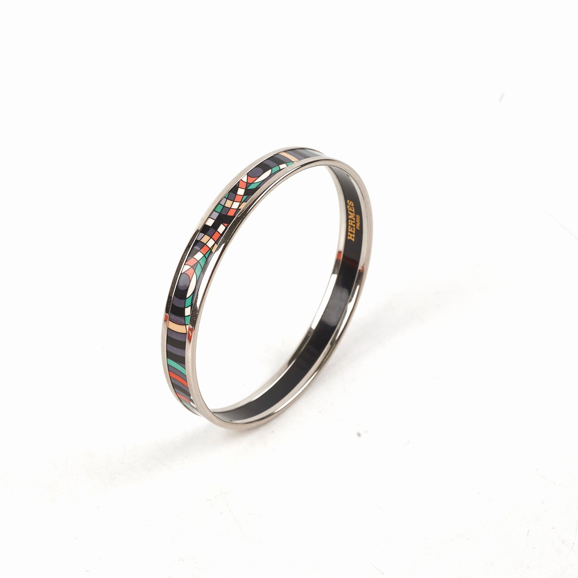 Hermes Enamel Multicolour Bangle hand-chain-bracelet  