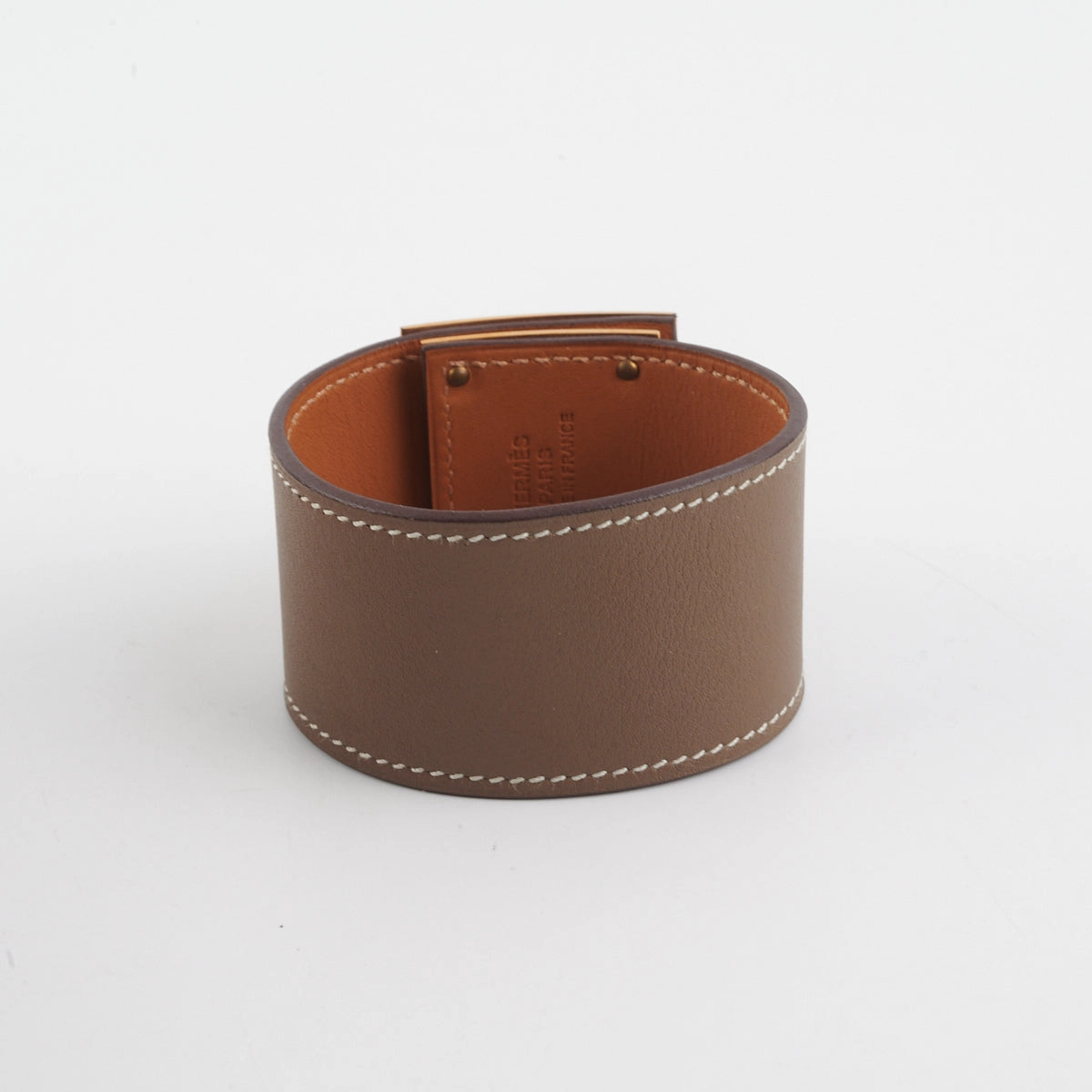Hermes Kelly Dog Bracelet Etoupe - Size T2