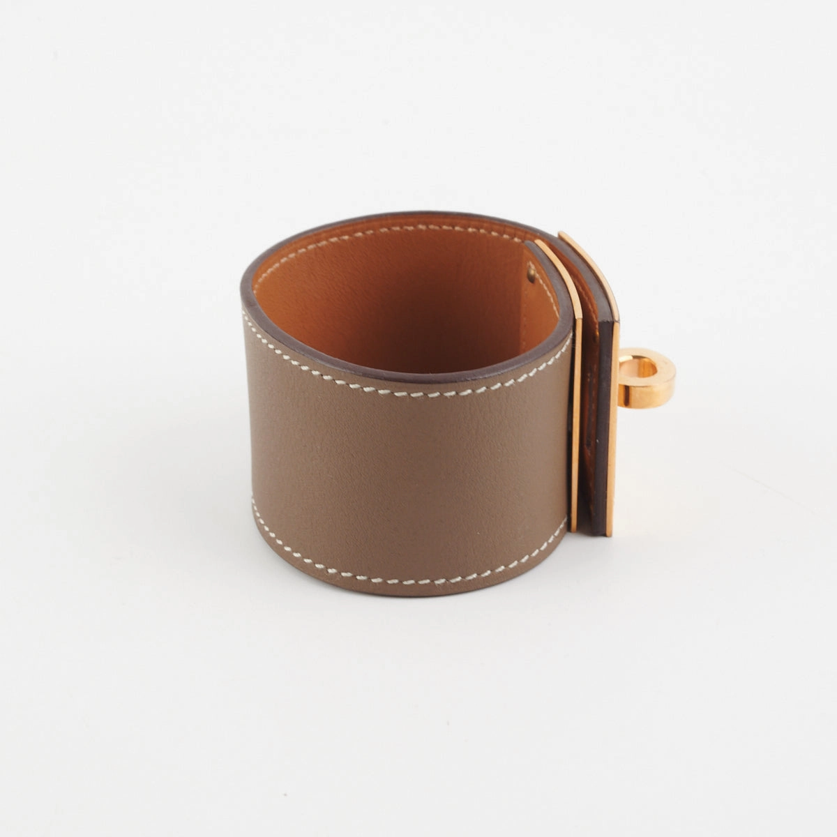 Hermes Kelly Dog Bracelet Etoupe - Size T2