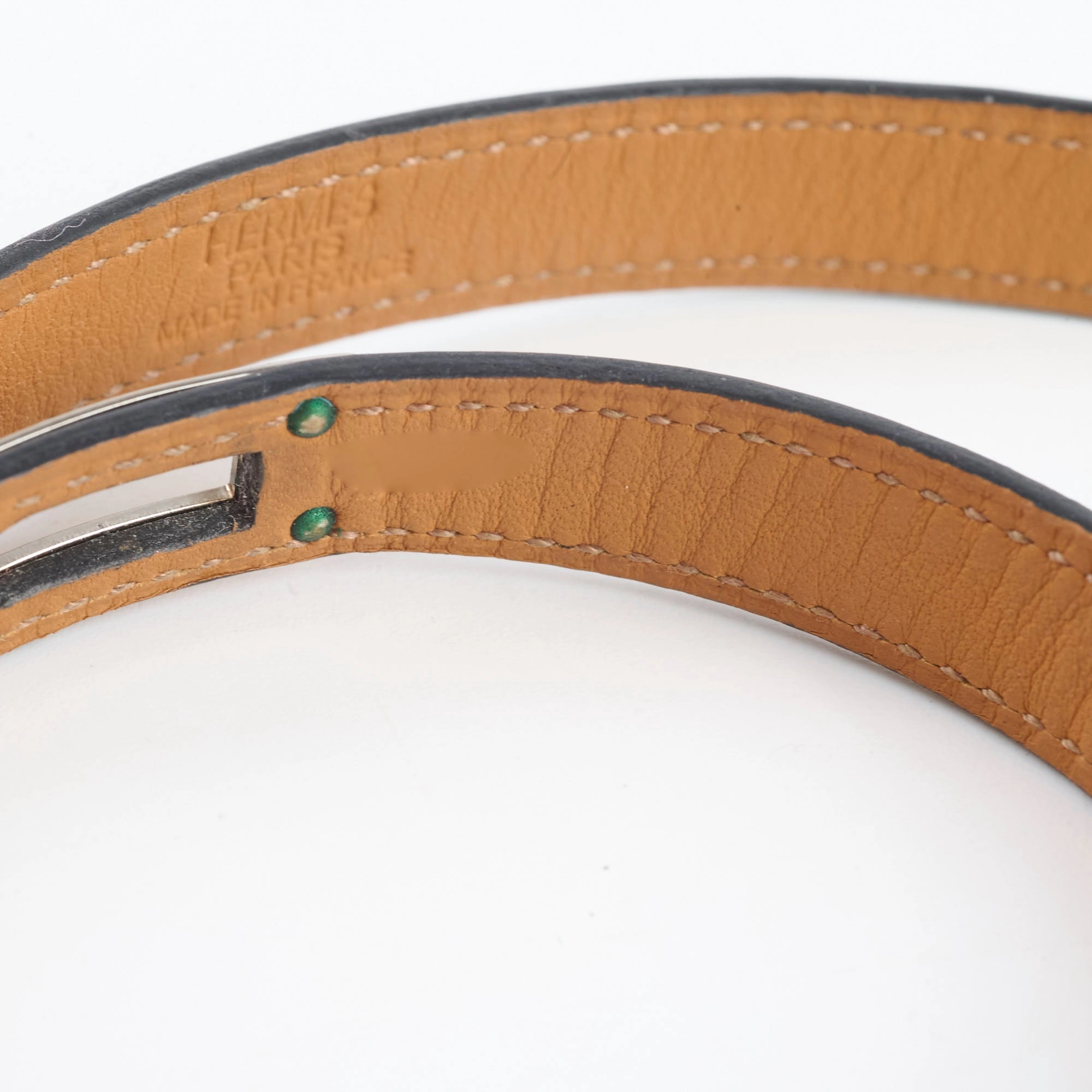 Hermes Kelly Double Tour Bracelet Brown Size S/T2