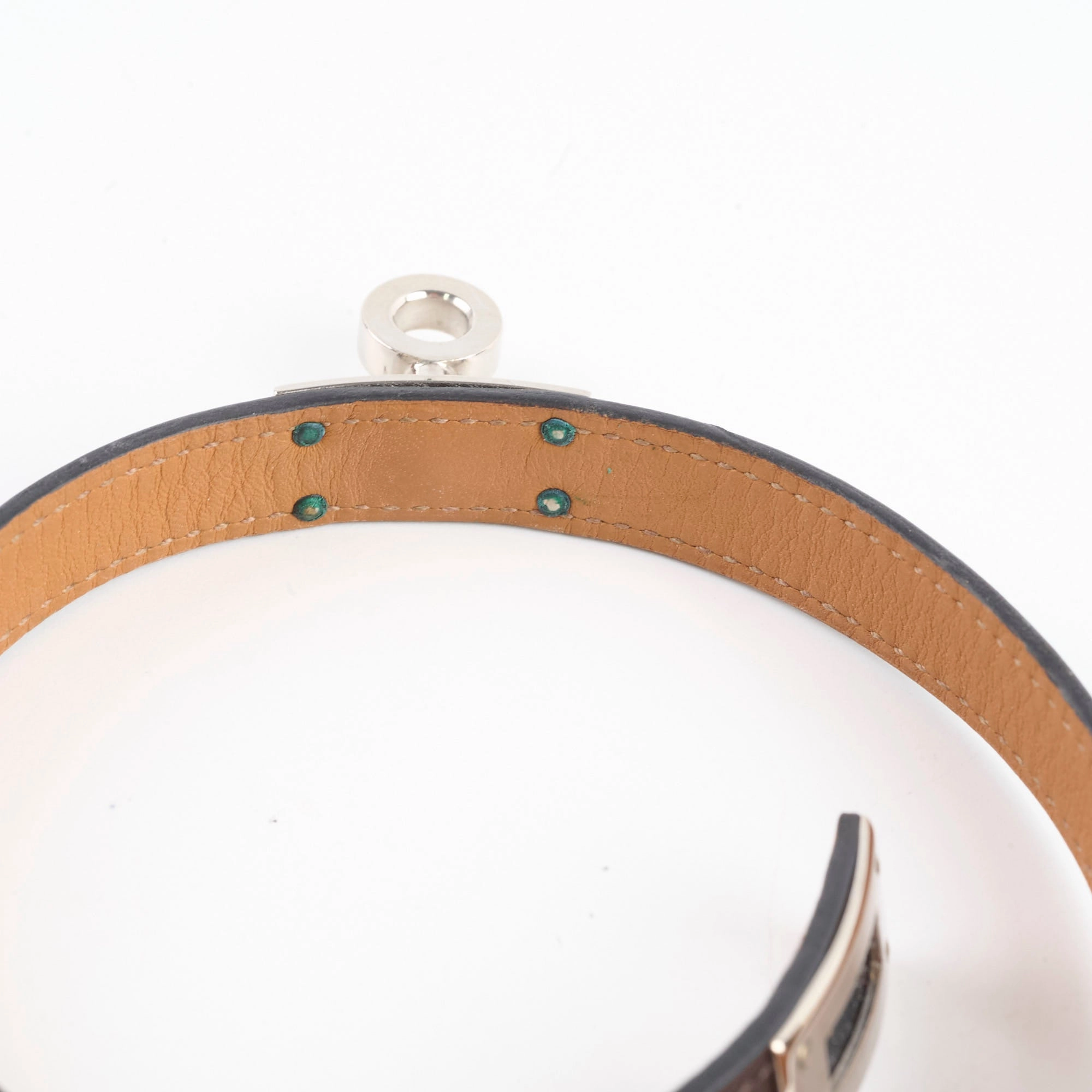 Hermes Kelly Double Tour Bracelet Brown Size S/T2