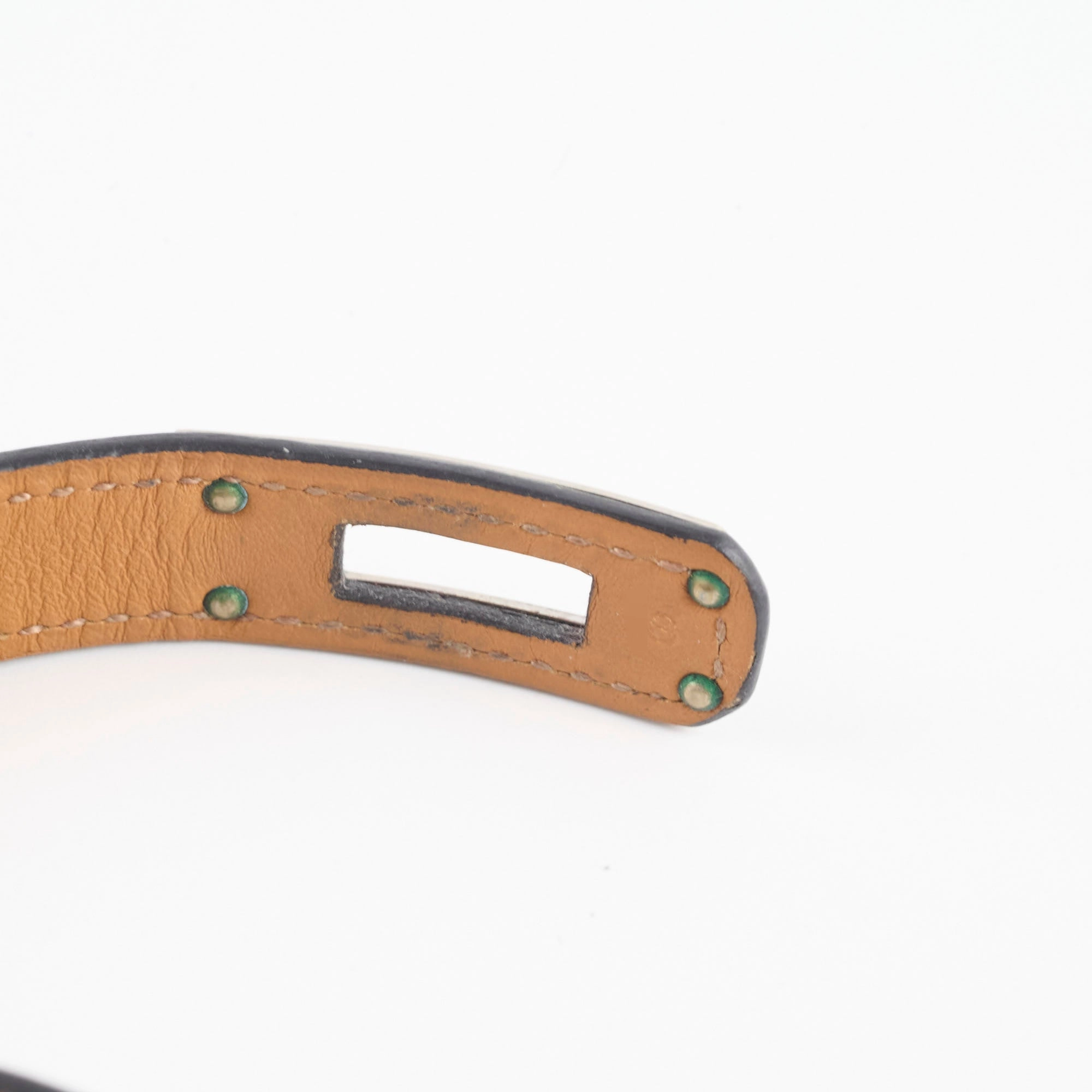 Hermes Kelly Double Tour Bracelet Brown Size S/T2