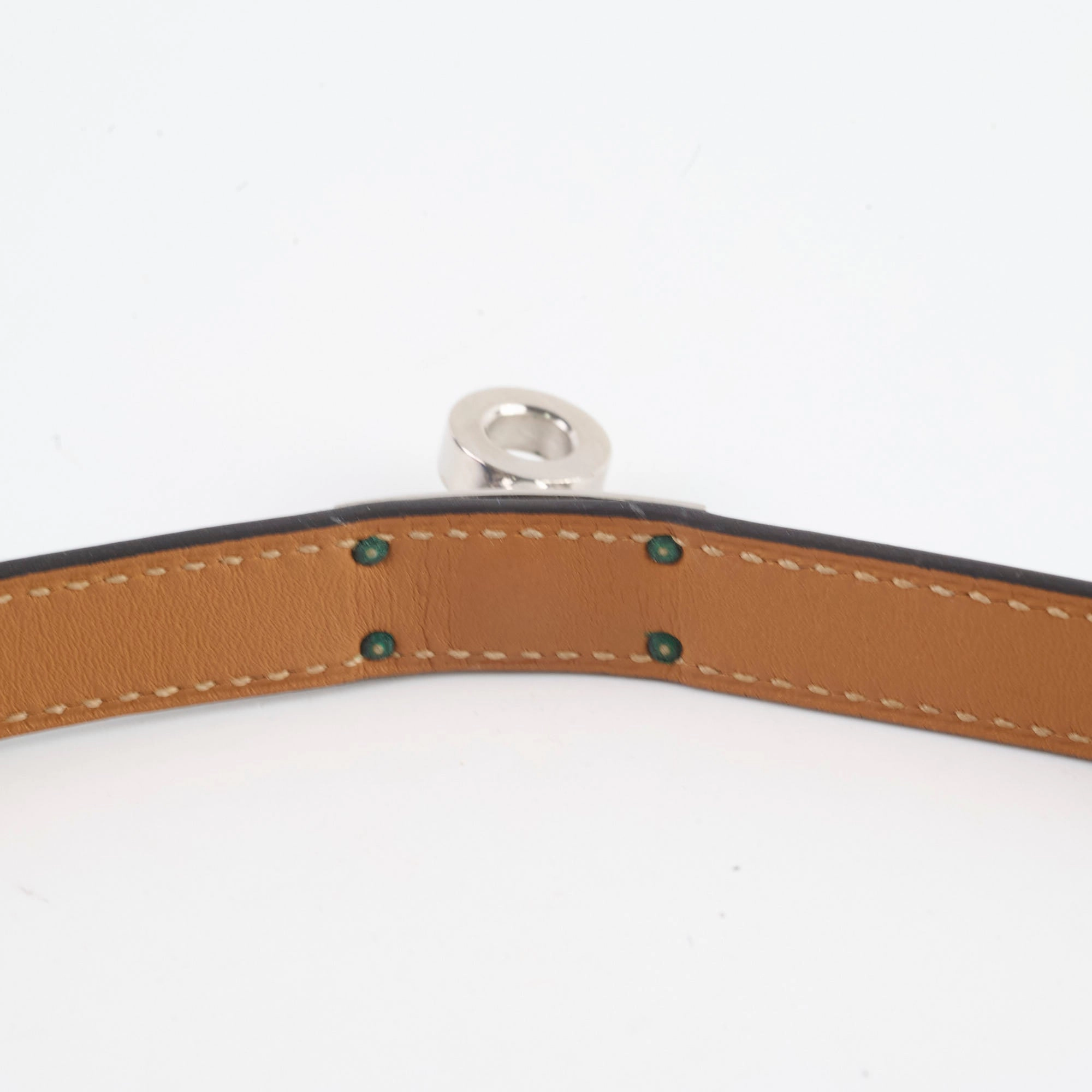 Hermes Kelly Double Tour Bracelet Size S/T2 Blue
