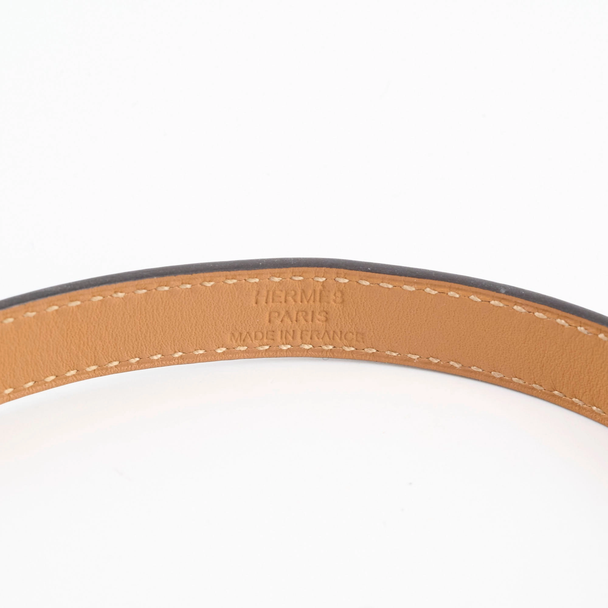 Hermes Kelly Double Tour Bracelet Size S/T2 Blue
