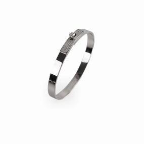 Hermes Kelly White Gold Small Model Size SH hand-chain-bracelet  