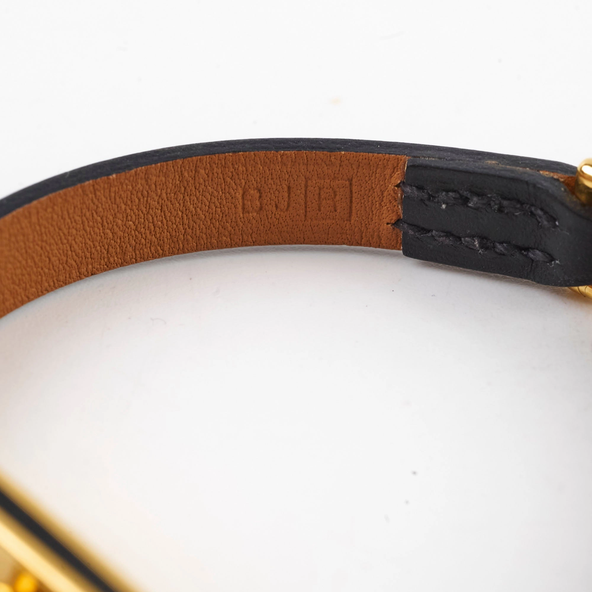 Hermes Mini Rivale Bracelet Black