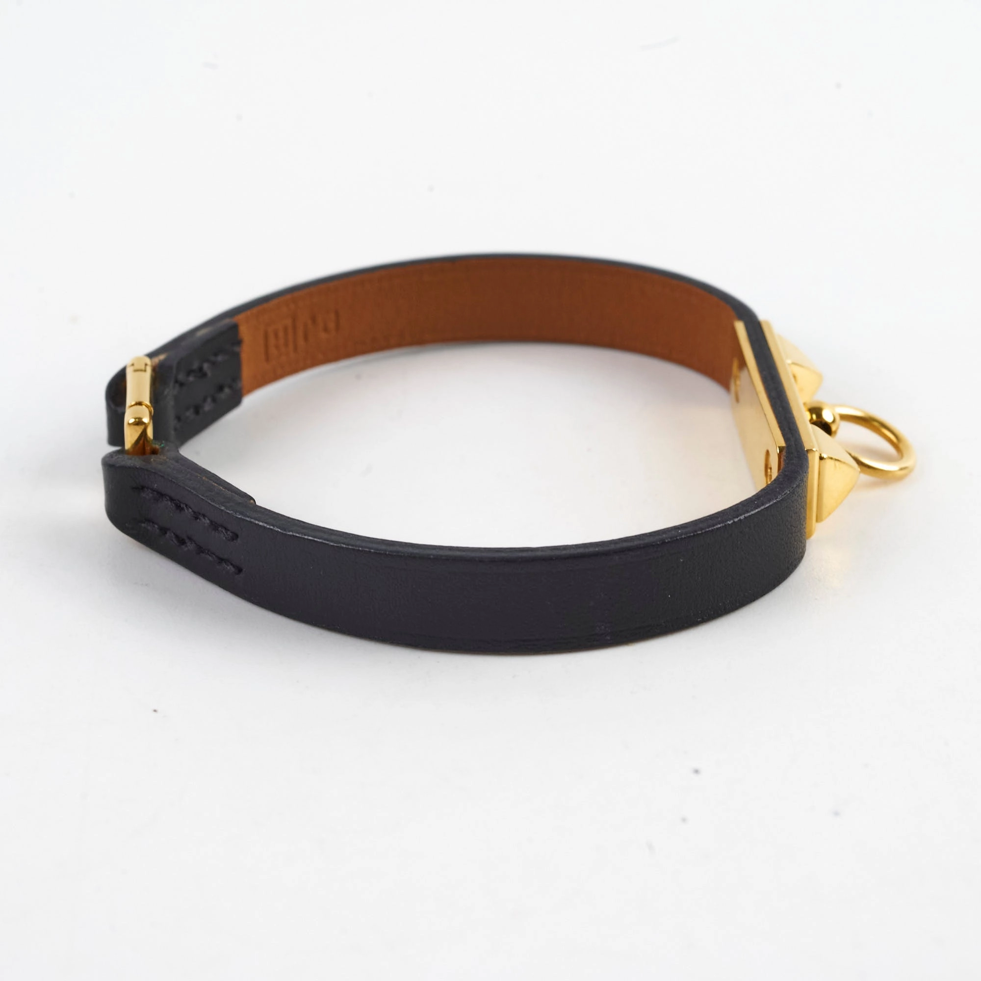 Hermes Mini Rivale Bracelet Black