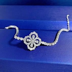High Carbon Diamond Niche Fashion Design Feel Bracelet For Women 