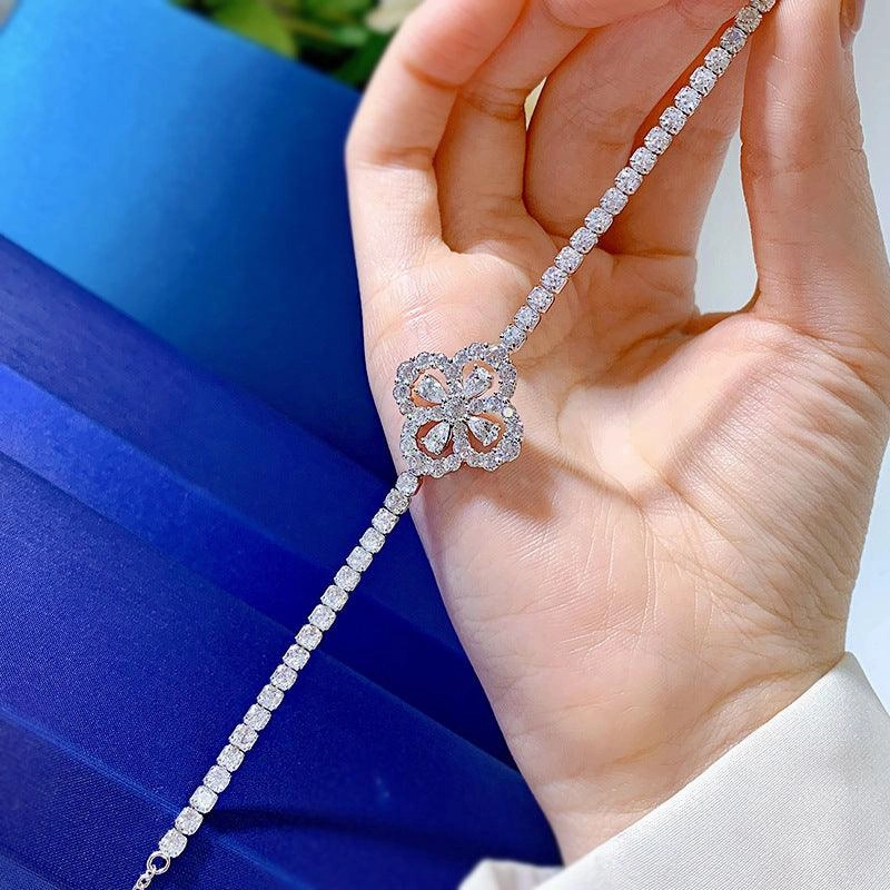 High Carbon Diamond Niche Fashion Design Feel Bracelet For Women