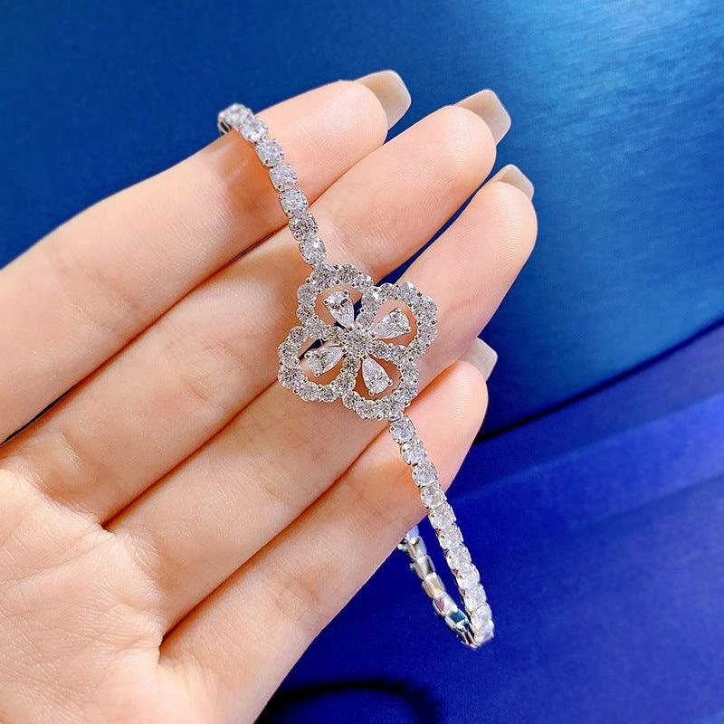 High Carbon Diamond Niche Fashion Design Feel Bracelet For Women