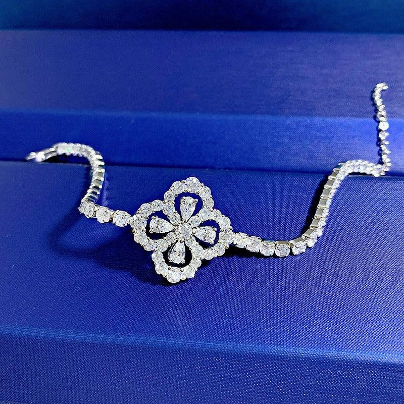 High Carbon Diamond Niche Fashion Design Feel Bracelet For Women 
