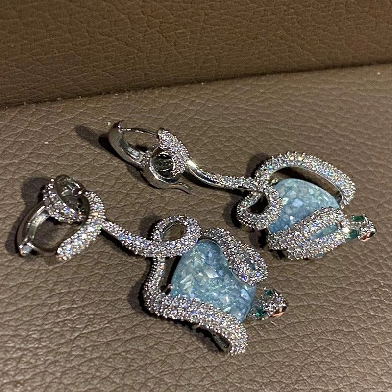 High Grade Sweet Cool Small Crowd Light Luxury Earrings