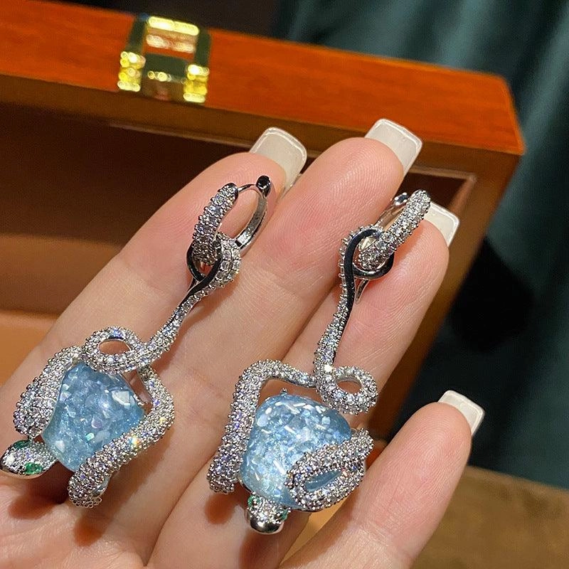 High Grade Sweet Cool Small Crowd Light Luxury Earrings 