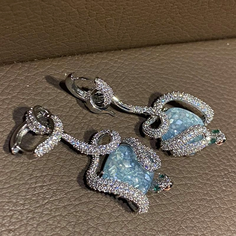 High Grade Sweet Cool Small Crowd Light Luxury Earrings