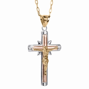 Holy Trinity Crucifix Pendant 