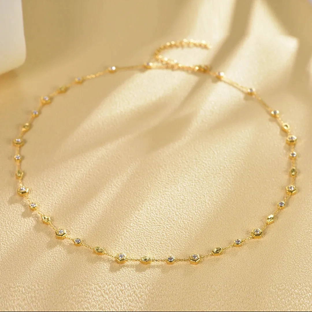 Honeycomb Necklace Life With MaK??s Honeycomb Bee Kind Jewelry Collection