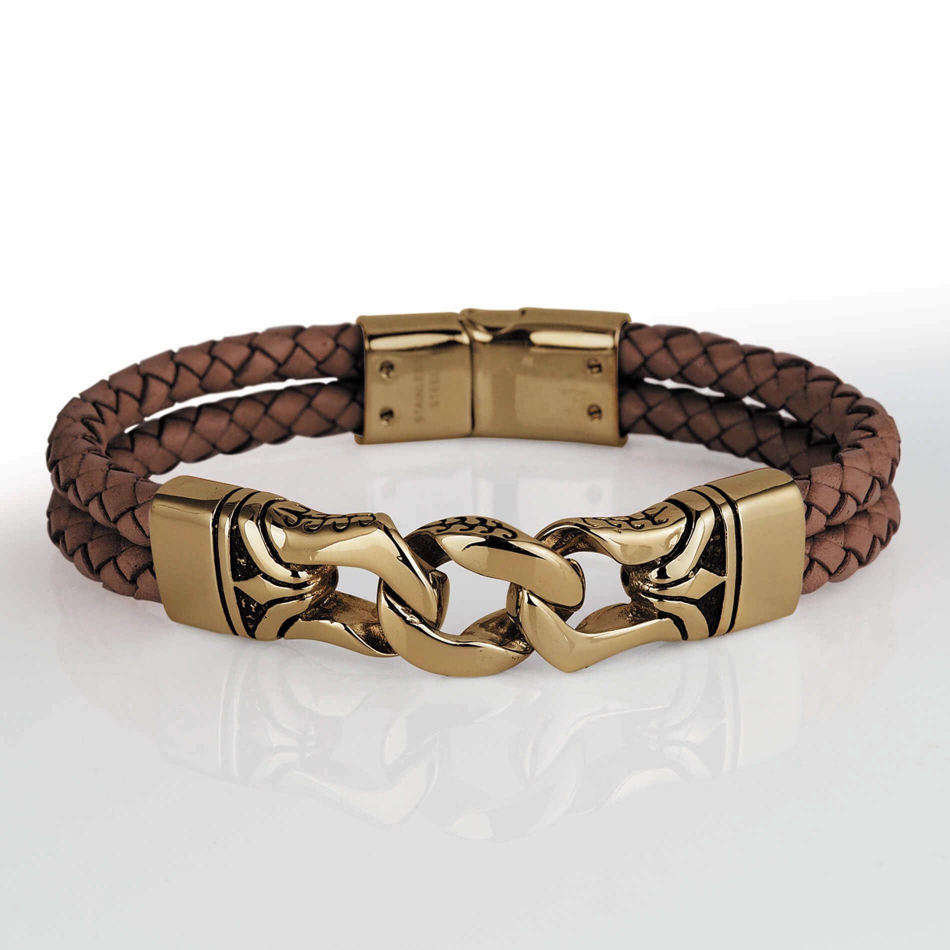 Horizon Men's Brown Bracelet
