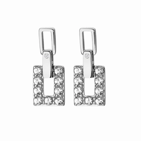 Hot Diamonds Echo White Topaz Drop Earrings DE716 ear-earrings  