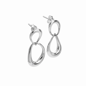 Hot Diamonds Sleek Ear rings texture-diamond  