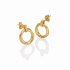 Hot Diamonds X Golden Edit Aura Stud Earrings texture-diamond  