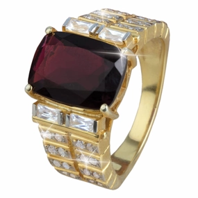 Hudson Garnet Men's Ring 