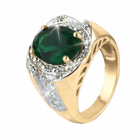 Hunter Green Men's Ring 
