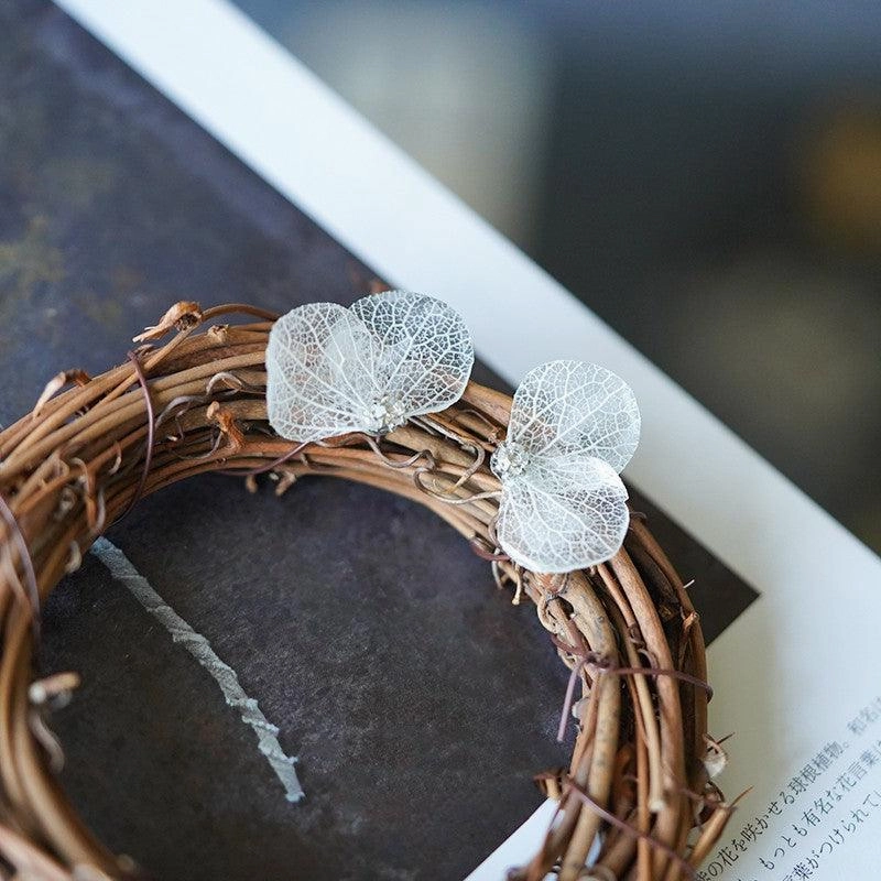 Hydrangea Immortal Flower Fairy Air Ear Decoration Mosquito Coil Ear Clip