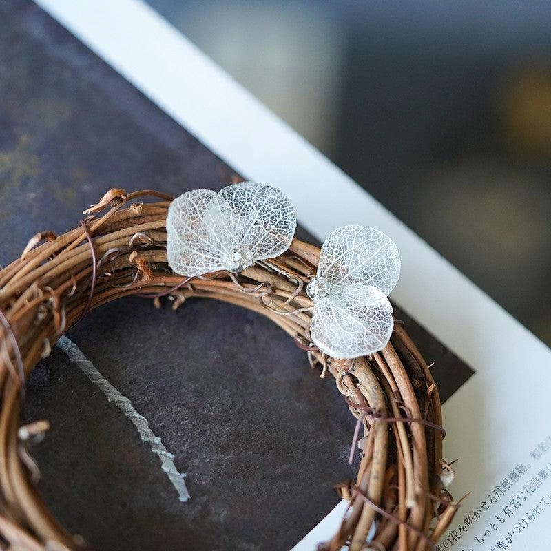 Hydrangea Immortal Flower Fairy Air Ear Decoration Mosquito Coil Ear Clip