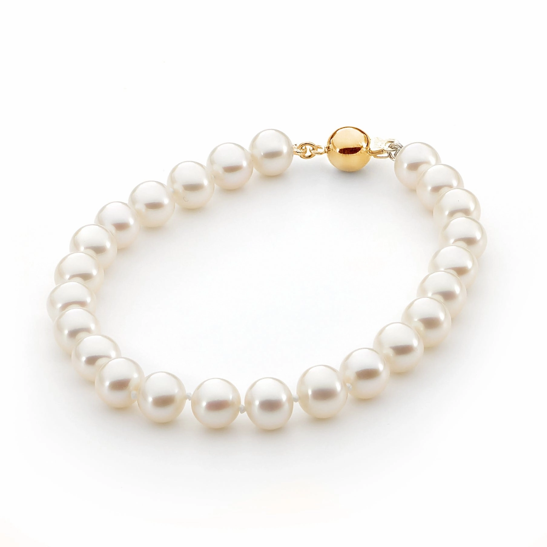 Ikecho Gold Classic Freshwater Pearl Bracelet hand-chain-bracelet  