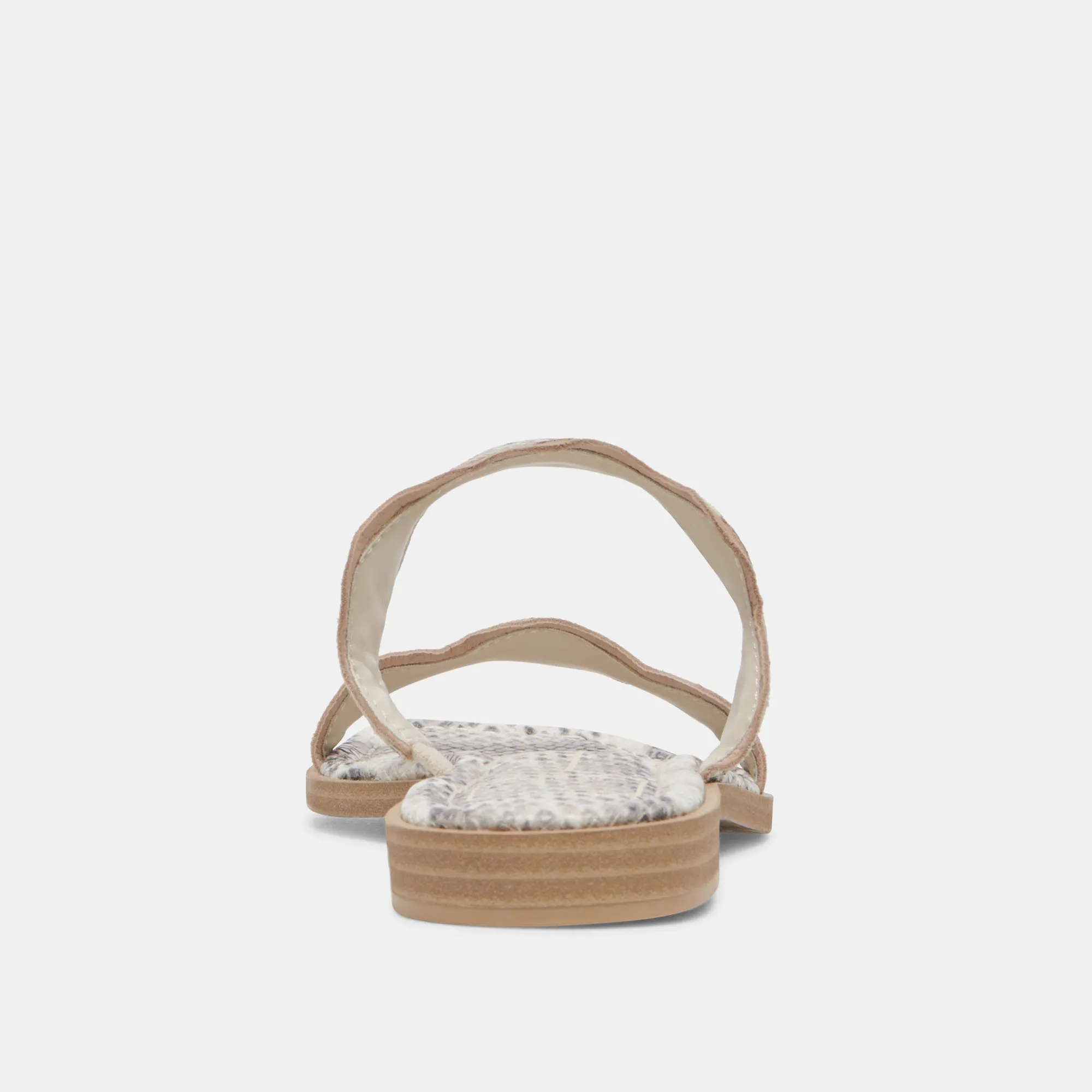ILVA SANDALEN GRAU WEIß GEPRÄGTES LEDER