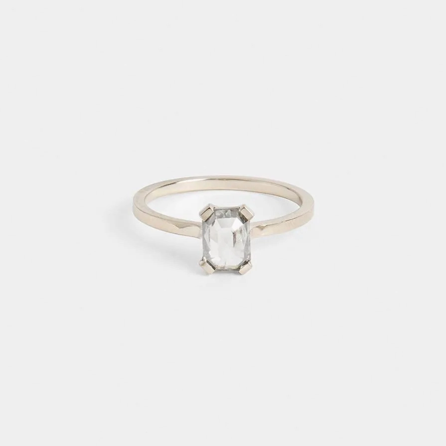 Inga Ring with Salt and Pepper Diamond in Gold