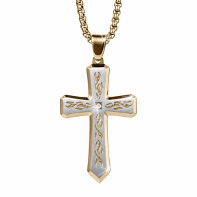 Inscribed Men's Cross 