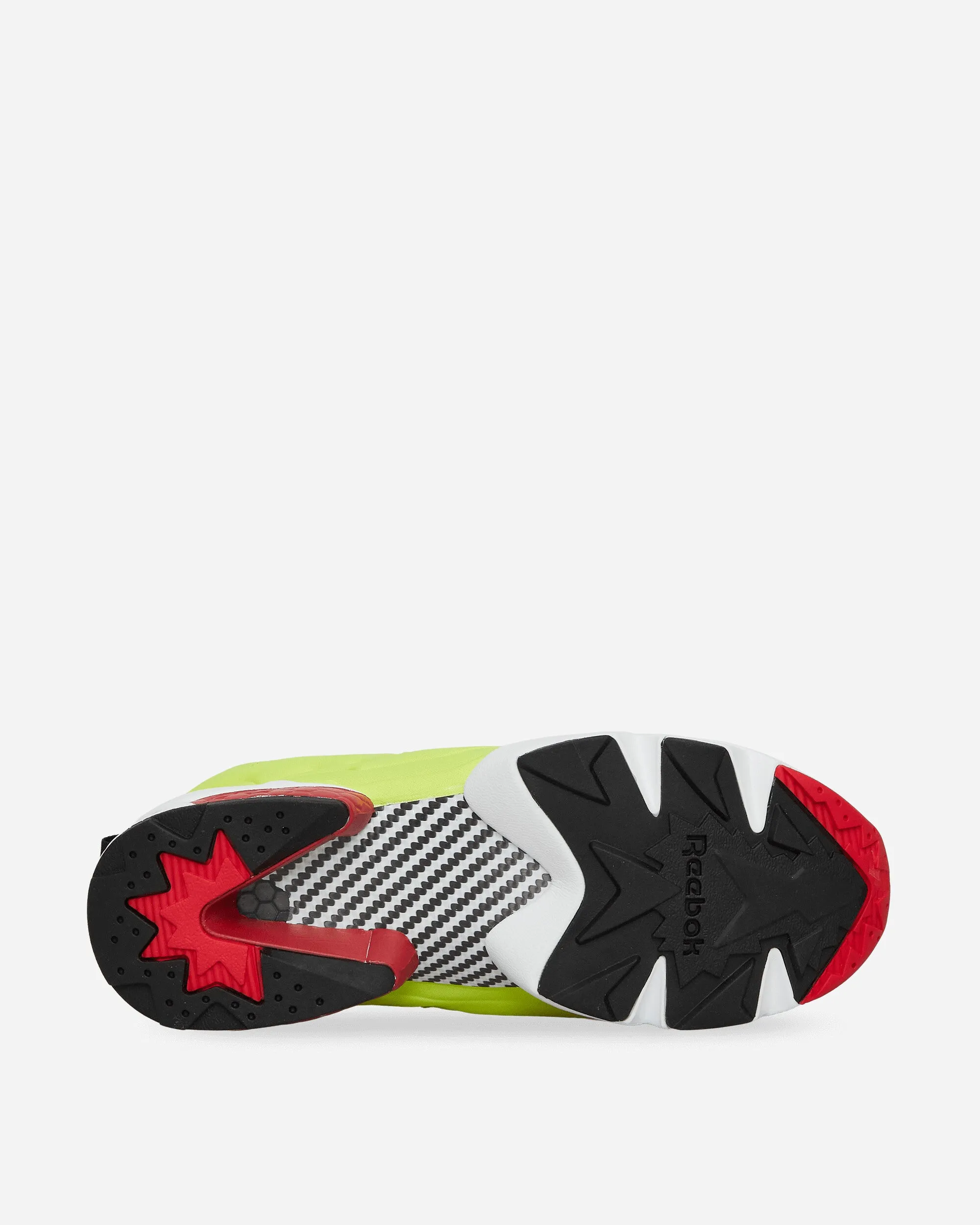 Instapump Fury 94 Sneakers Hypergrün / Vektorrot / Kernschwarz