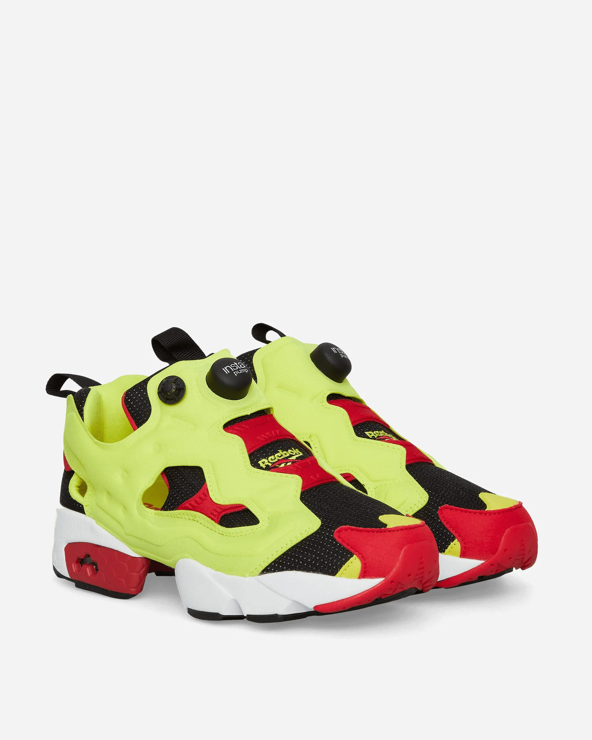 Instapump Fury 94 Sneakers Hypergrün / Vektorrot / Kernschwarz