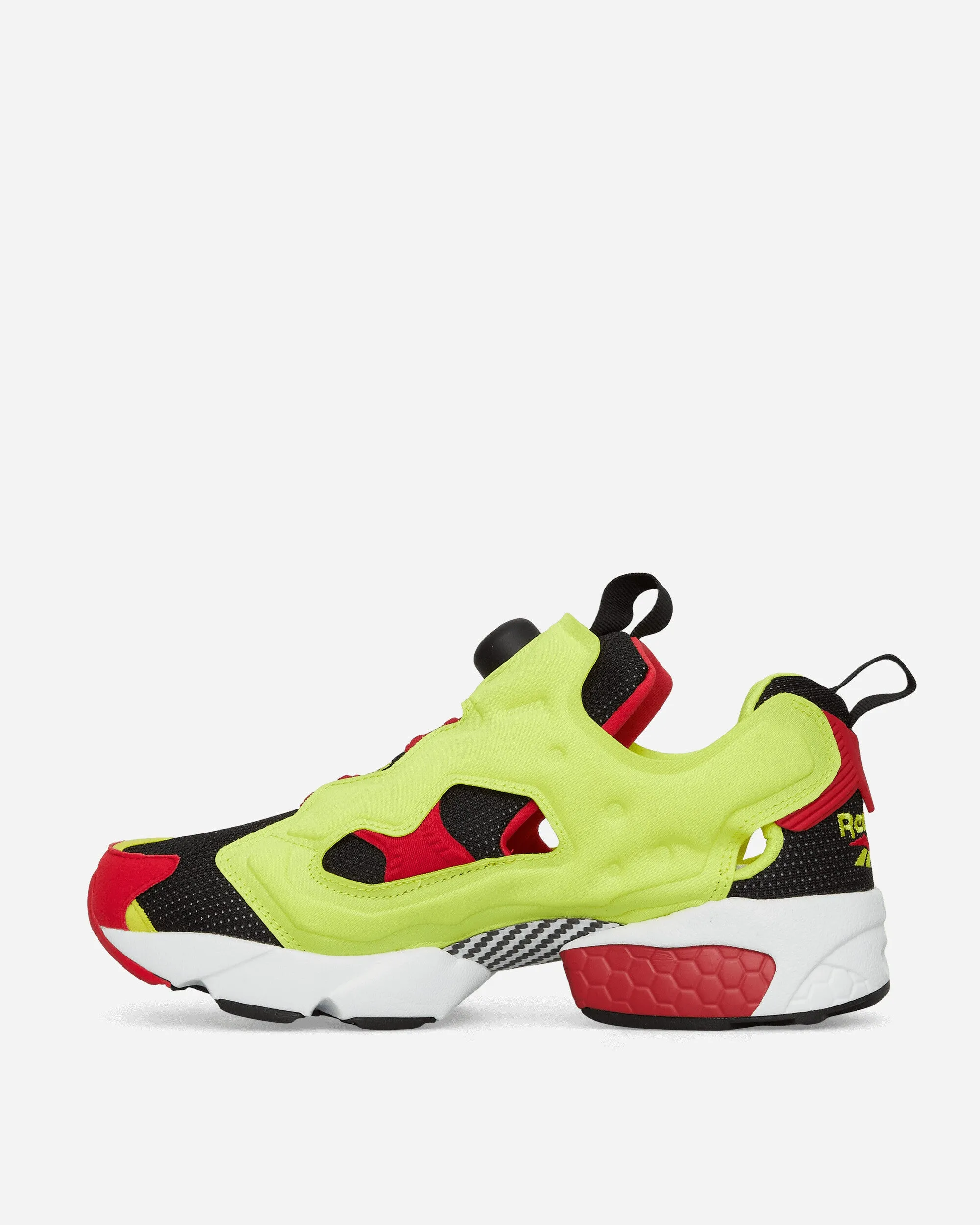 Instapump Fury 94 Sneakers Hypergrün / Vektorrot / Kernschwarz
