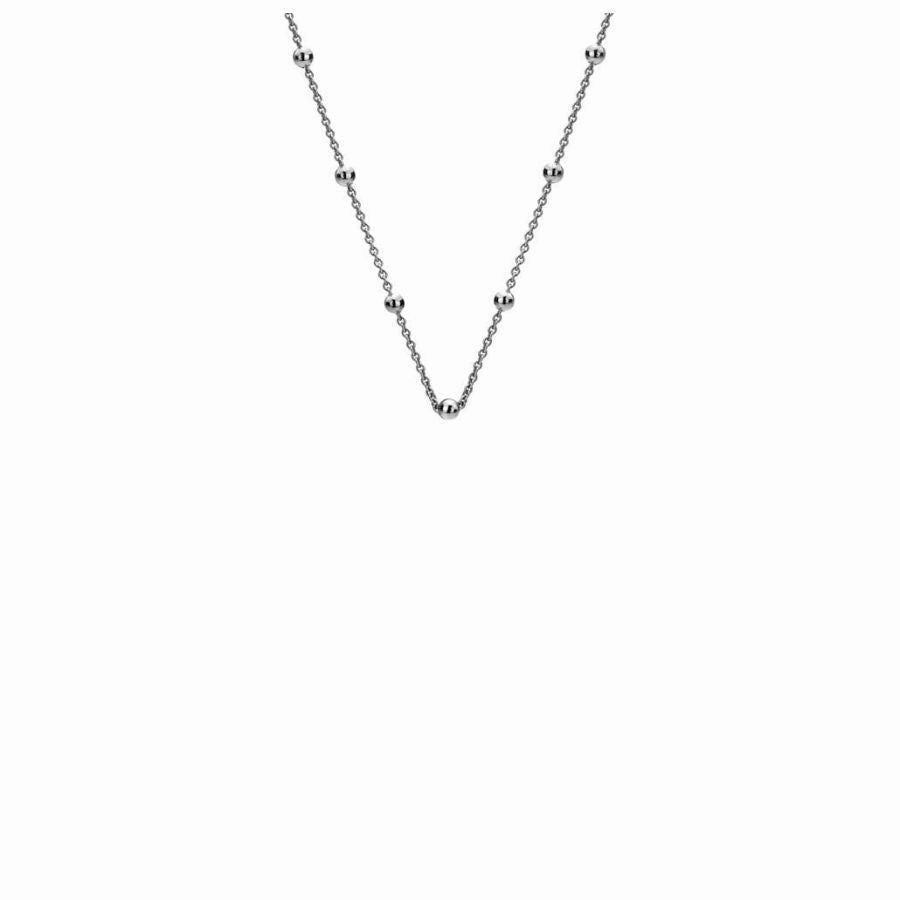 Intermittent Bead link silver chain. texture-silver-ornament  
