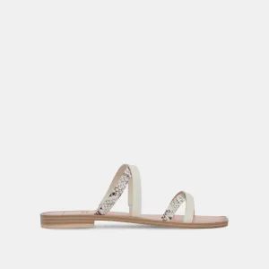 IRVING SANDALEN OFF WHITE MULTI STELLA