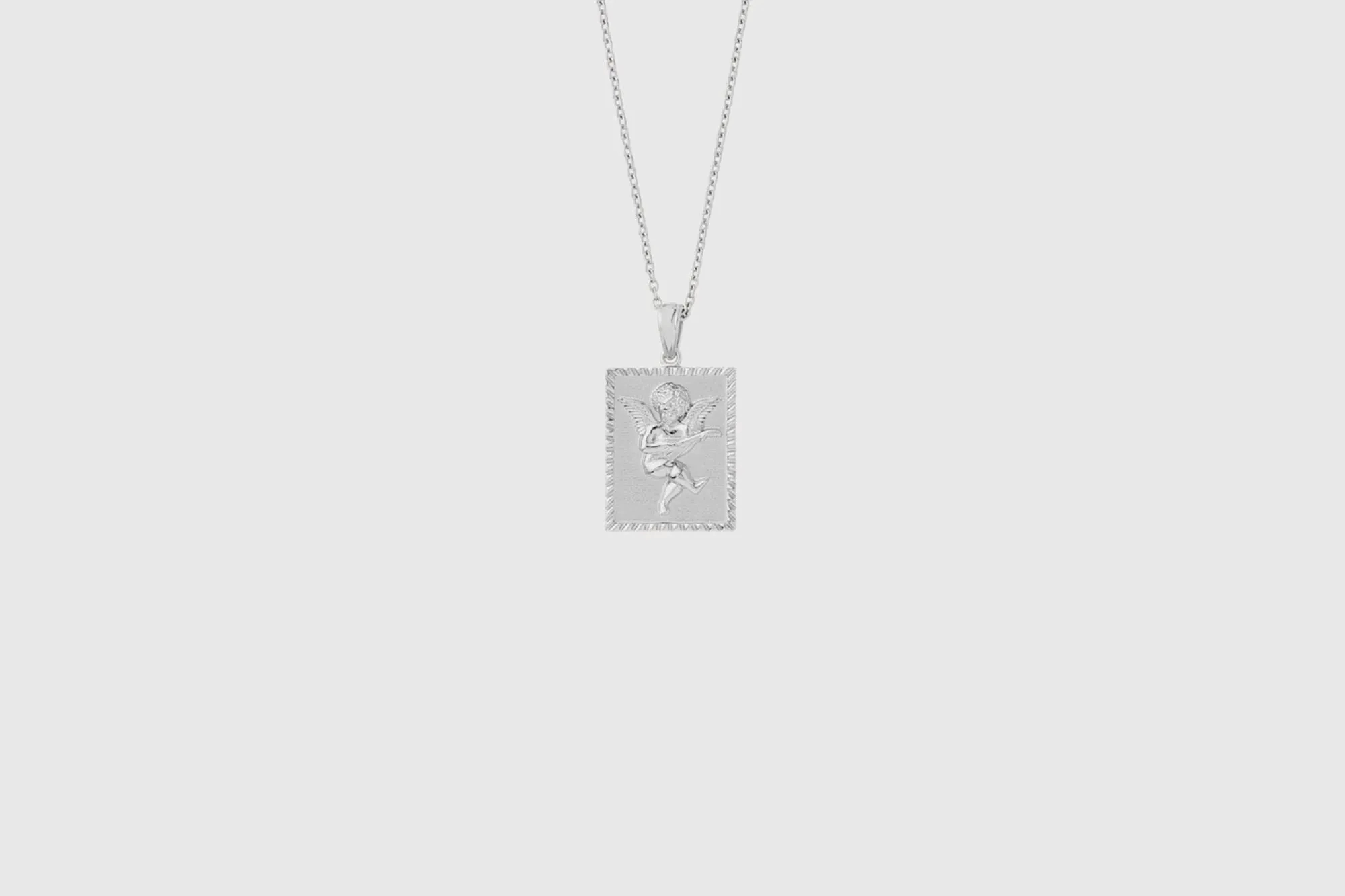 IX Angel Silver Pendant