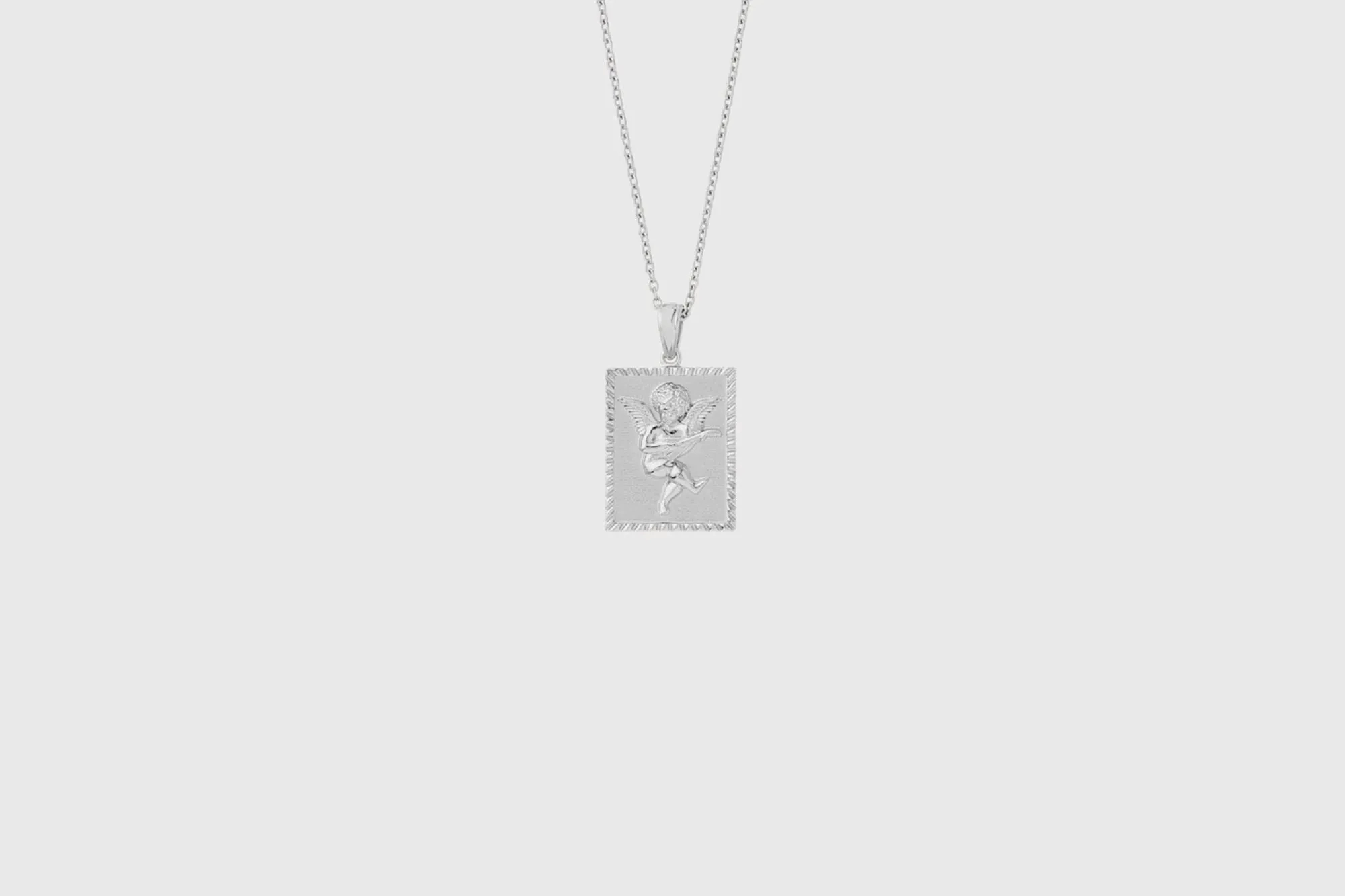 IX Angel Silver Pendant
