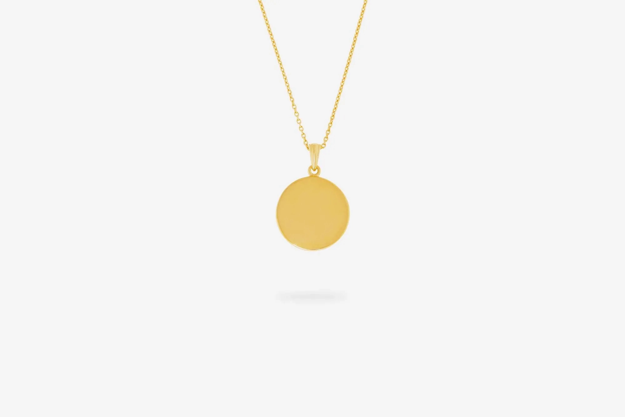IX Anker 22K Gold Plated Pendant w. Tiger Eye