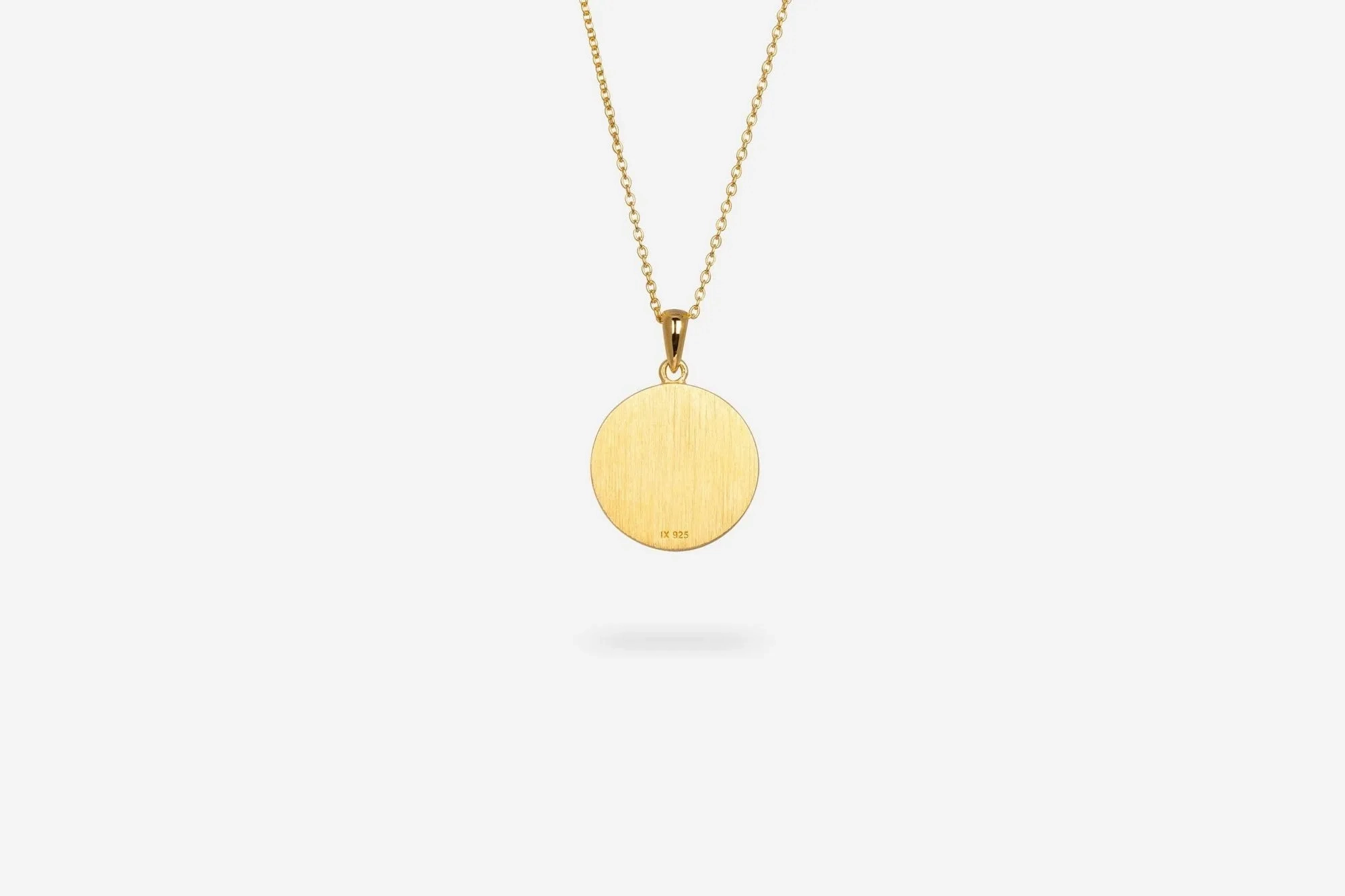 IX Love Seal Gold Plated Pendant