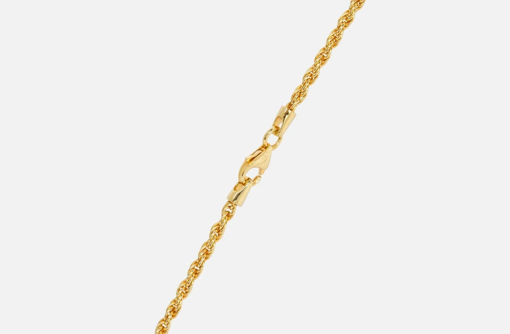 IX Rope Gold Plated Necklace
